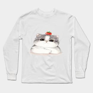 cat cute design Long Sleeve T-Shirt